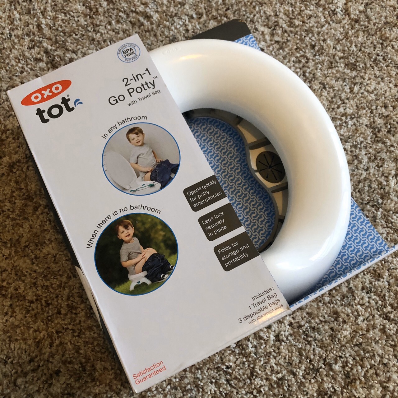 携帯トイレ 簡易トイレ ロスコ 折りたたみ アメリカ輸入品